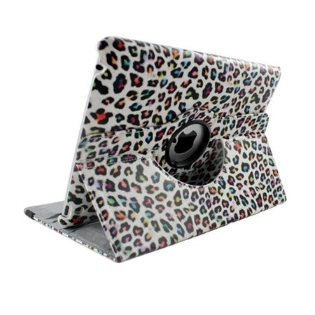 SANOXY Sanoxy 360 Degrees Rotating PU Leather Case Stand for iPad 2; 3 & 4; Leopard Multi SNX-IPA2-360CS-LEOMLTI